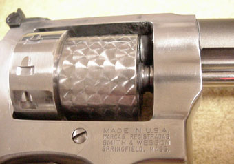 Rimfire revolver cylinder
